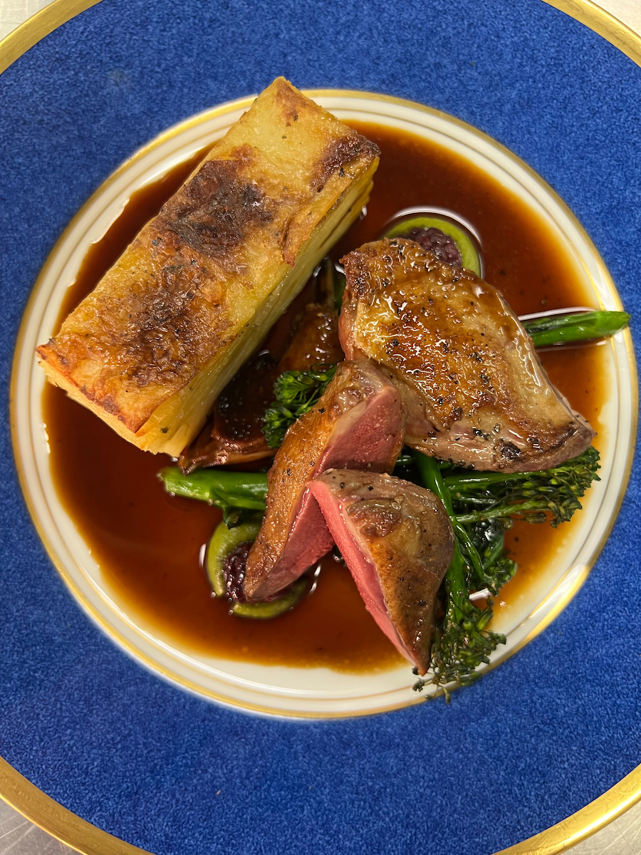 Squab Pigeon & dauphinoise